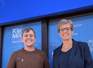 Claire Dunkerley and James Moulding